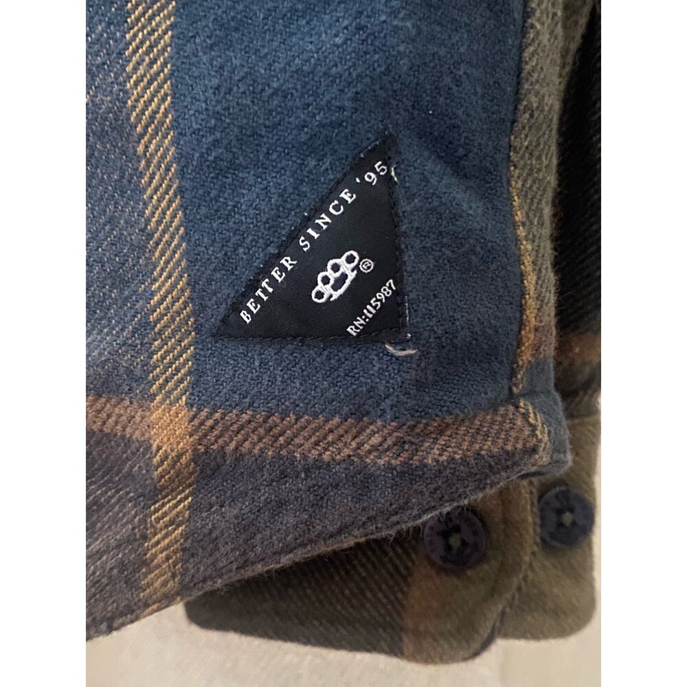 10.Deep Tenth Division Flannel Shirt Jacket M Xlarge View 2
